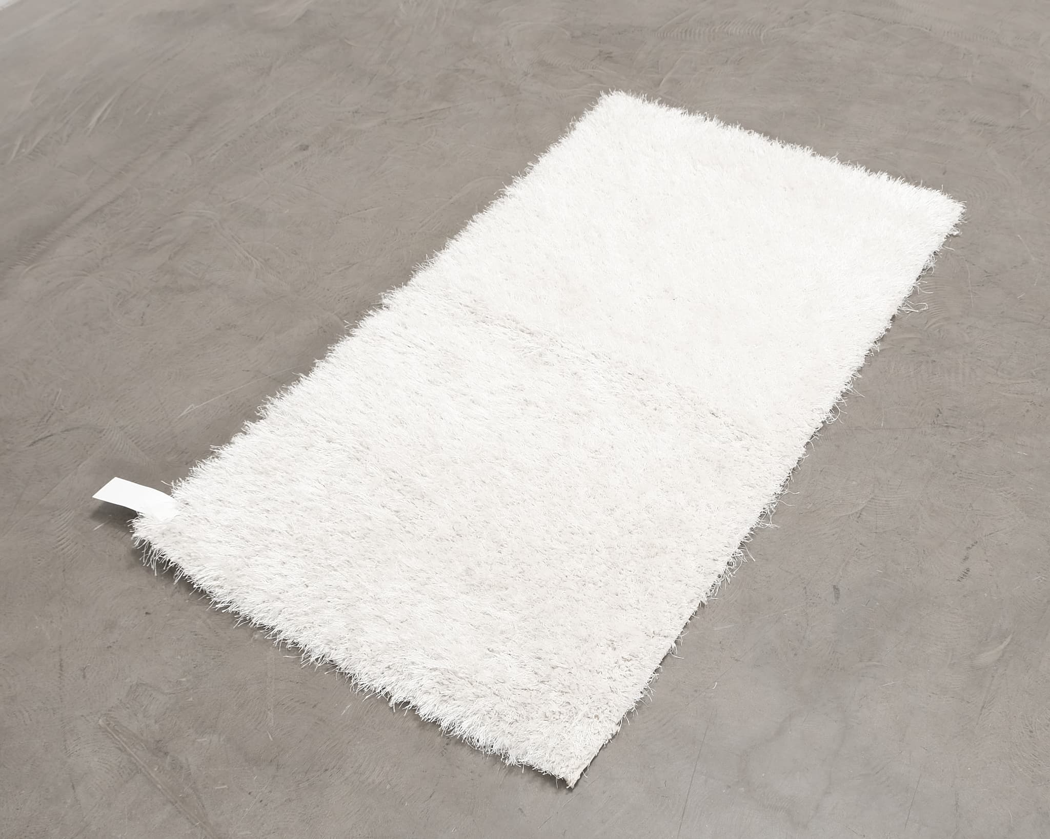 Rugvista matta Luxe Shaggy 80 x 150 cm vit