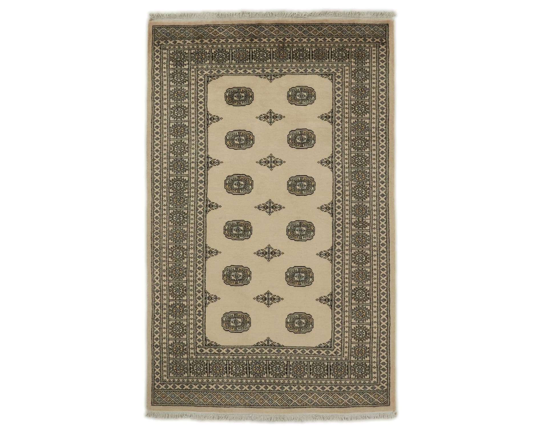 Pakistan handknotted orientalisk matta 140 x 211 cm