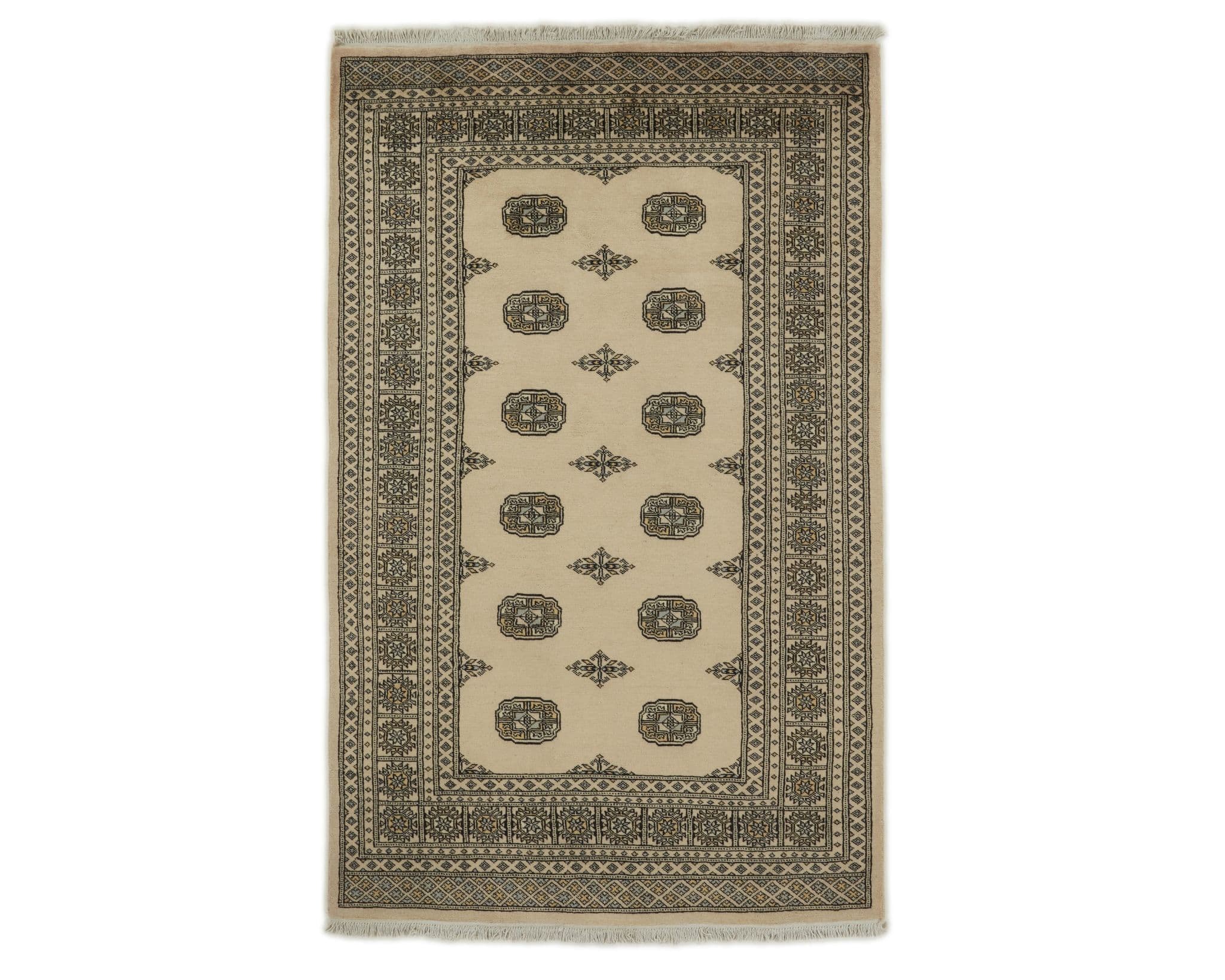 Pakistan handknotted orientalisk matta 140 x 210 cm
