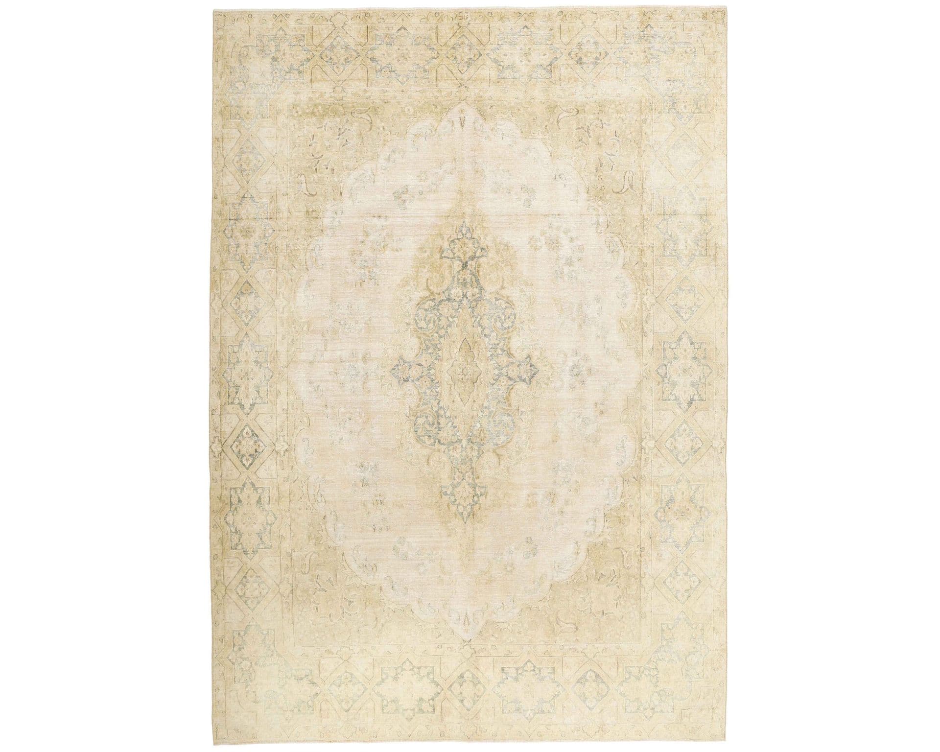 Vintage Kerman orientalisk matta 284 x 409 cm