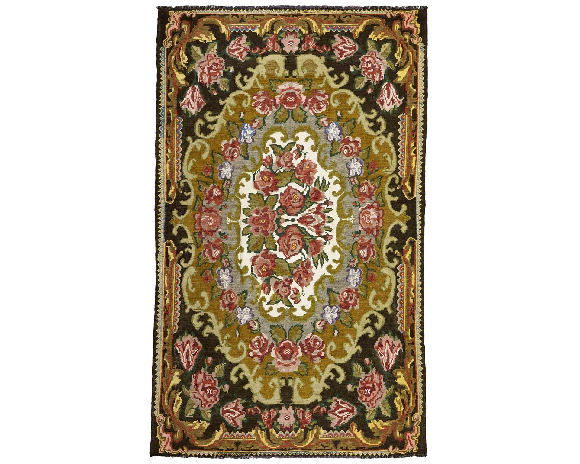 Rose Kelim orientalisk matta 235 x 385 cm