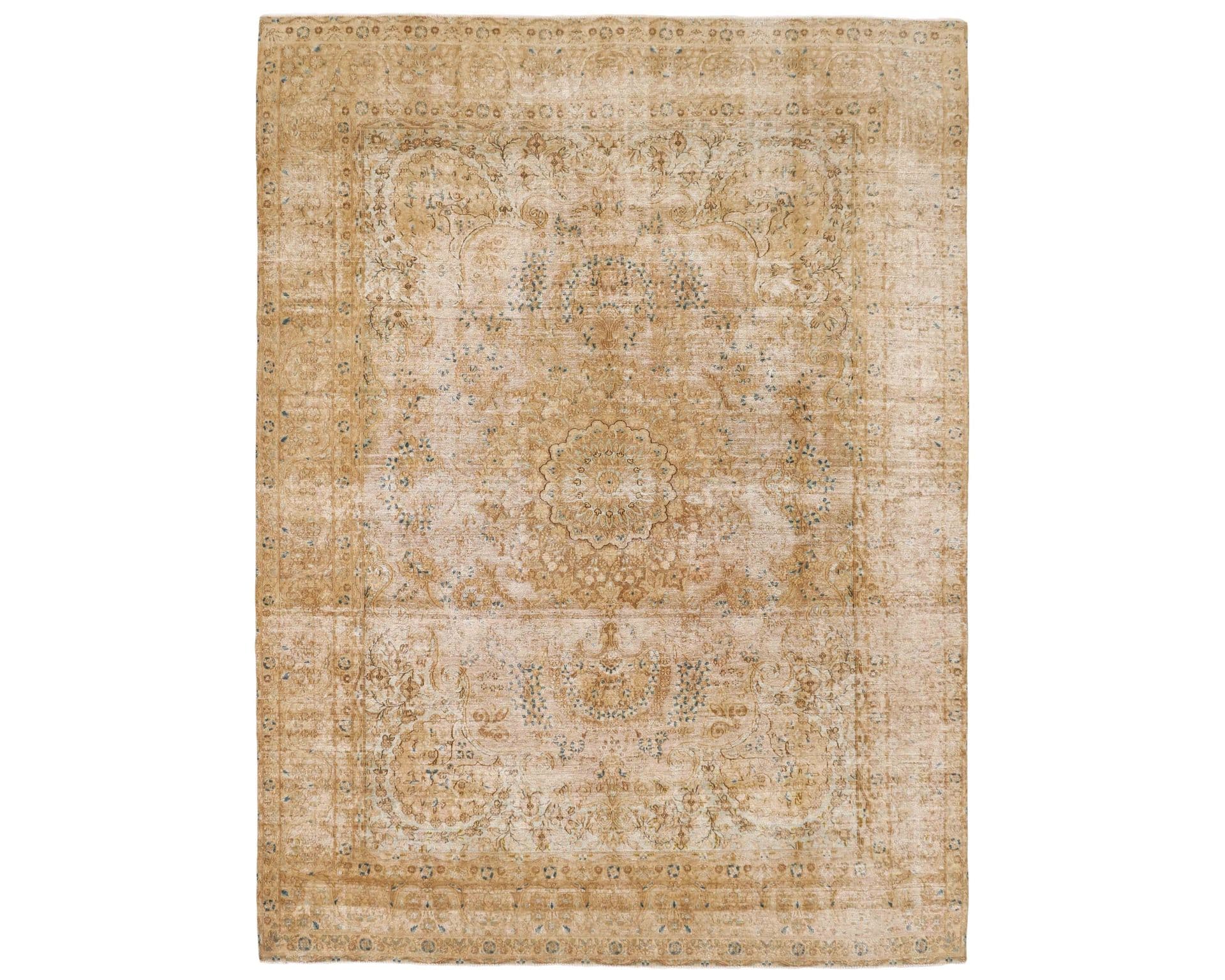Vintage Kerman orientalisk matta 302 x 397 cm