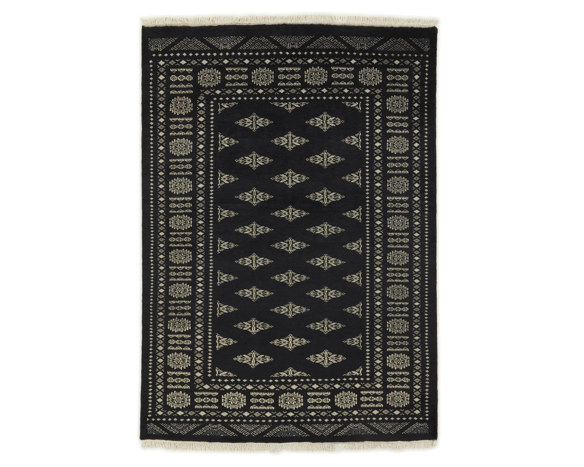 Pakistan handknotted orientalisk matta 137 x 195 cm