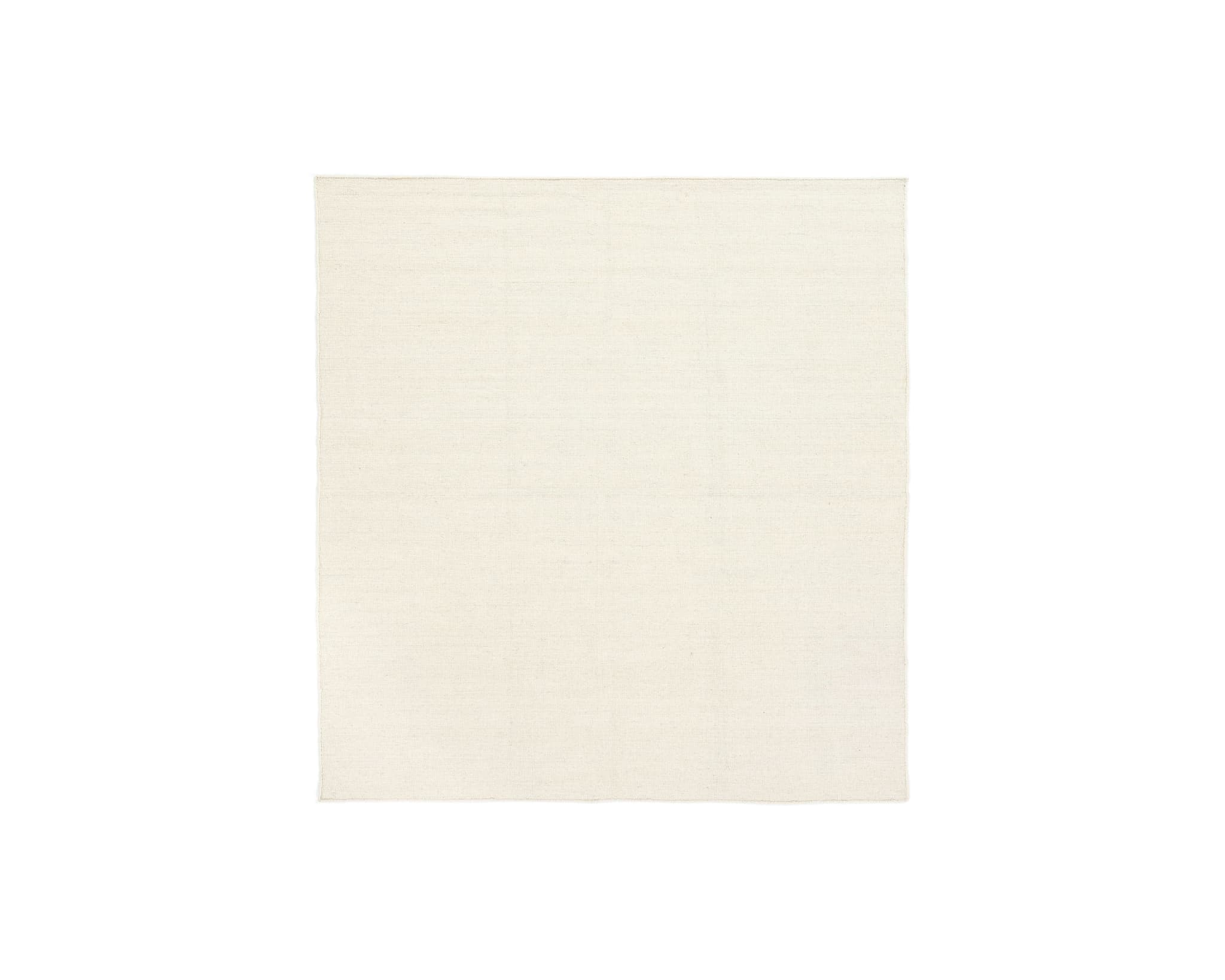 Rugvista Handloom Flat ullmatta 250 x 250 cm naturvit