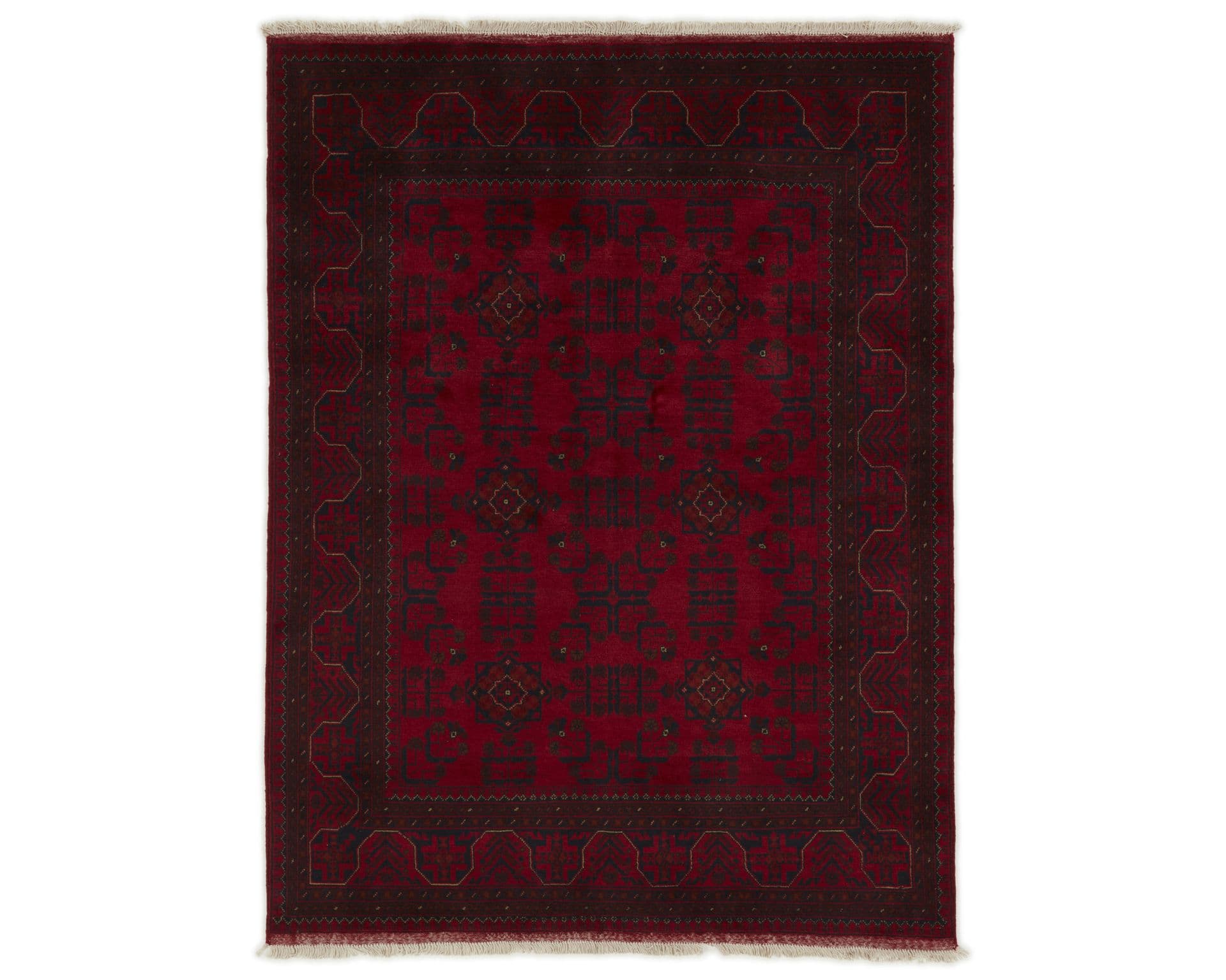 Old Afghan orientalisk matta 152 x 197 cm