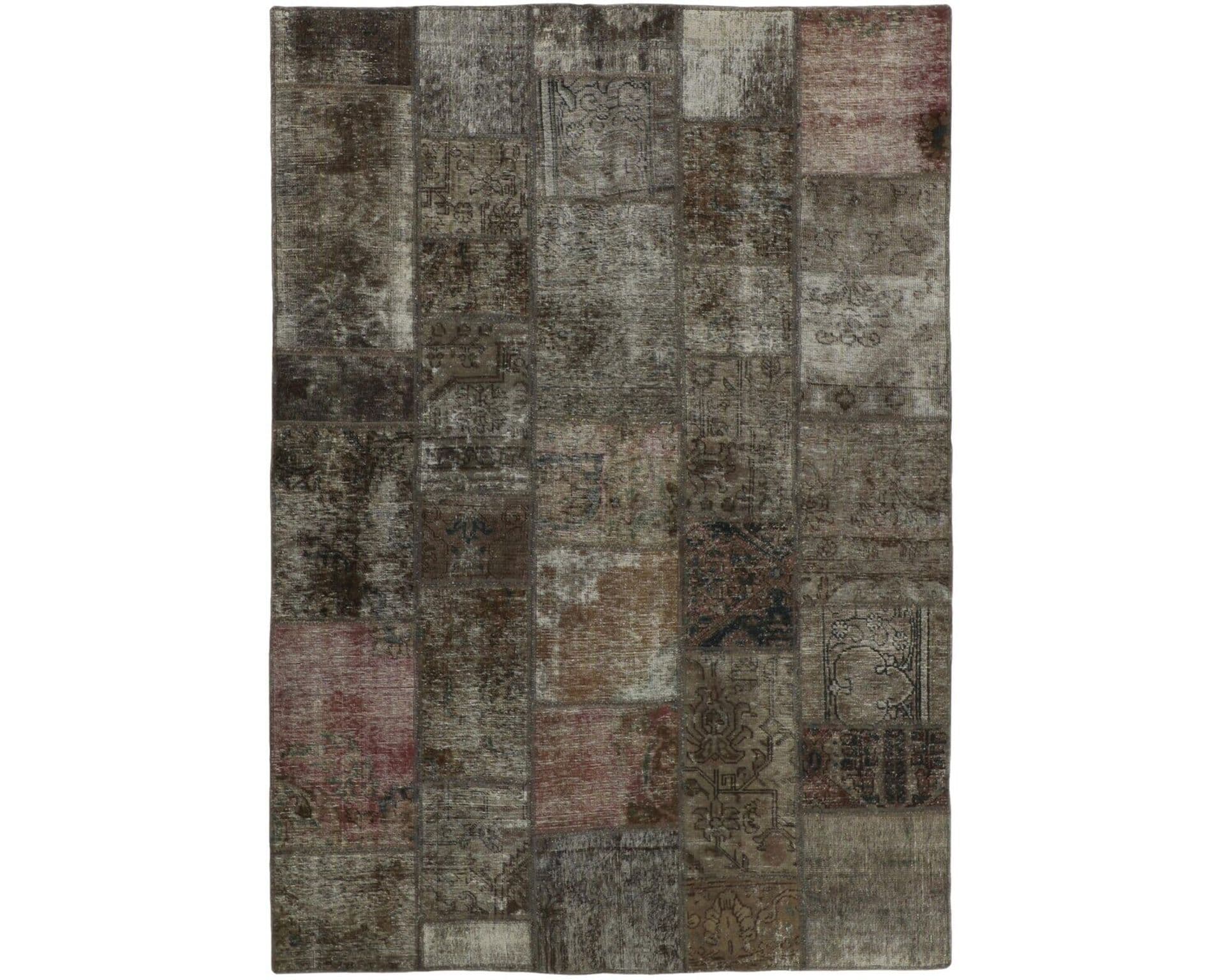 Vintage Patchwork orientalisk matta 169 x 240 cm