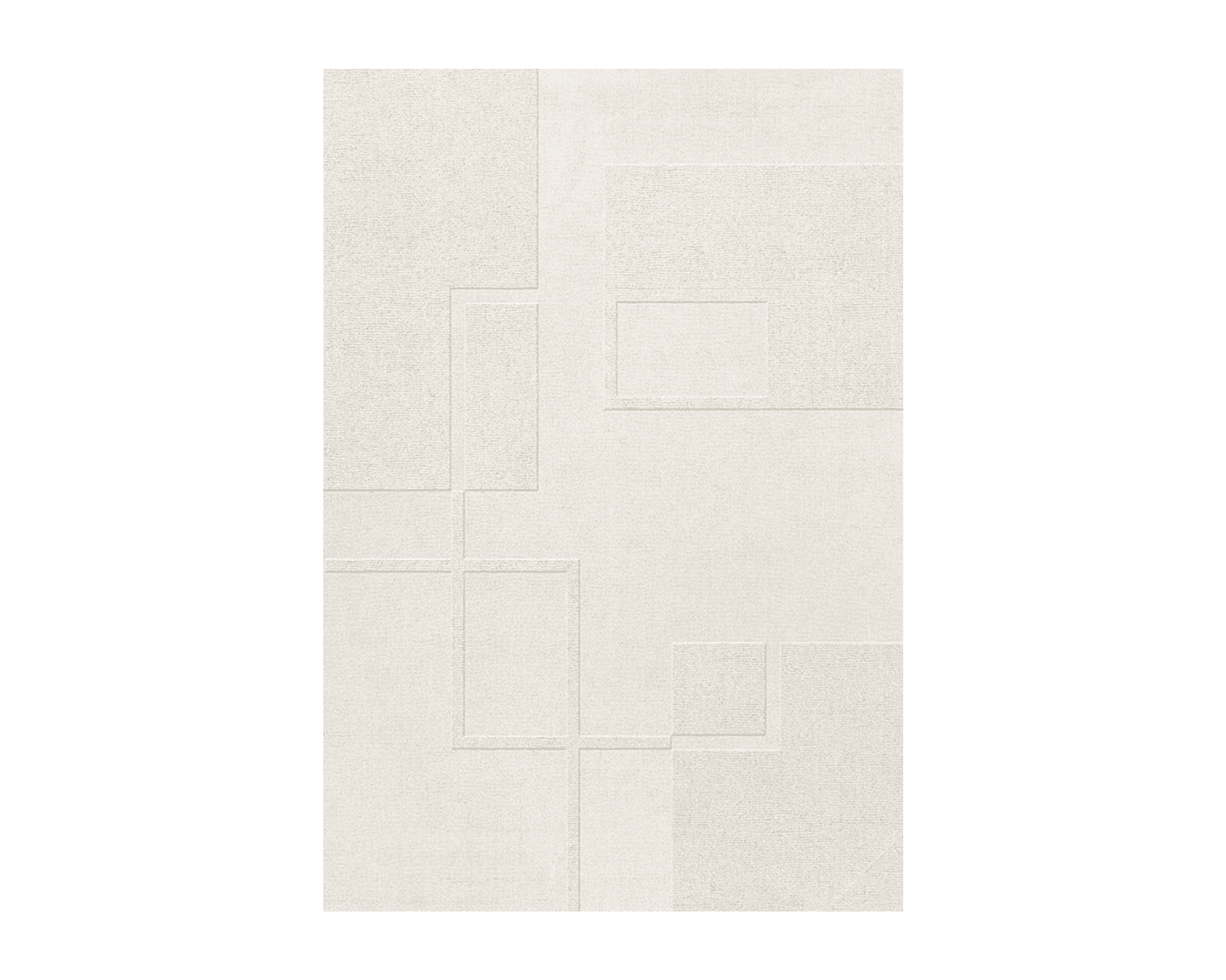 Layered Swedish Grace ullmatta 180 x 270 cm naturvit