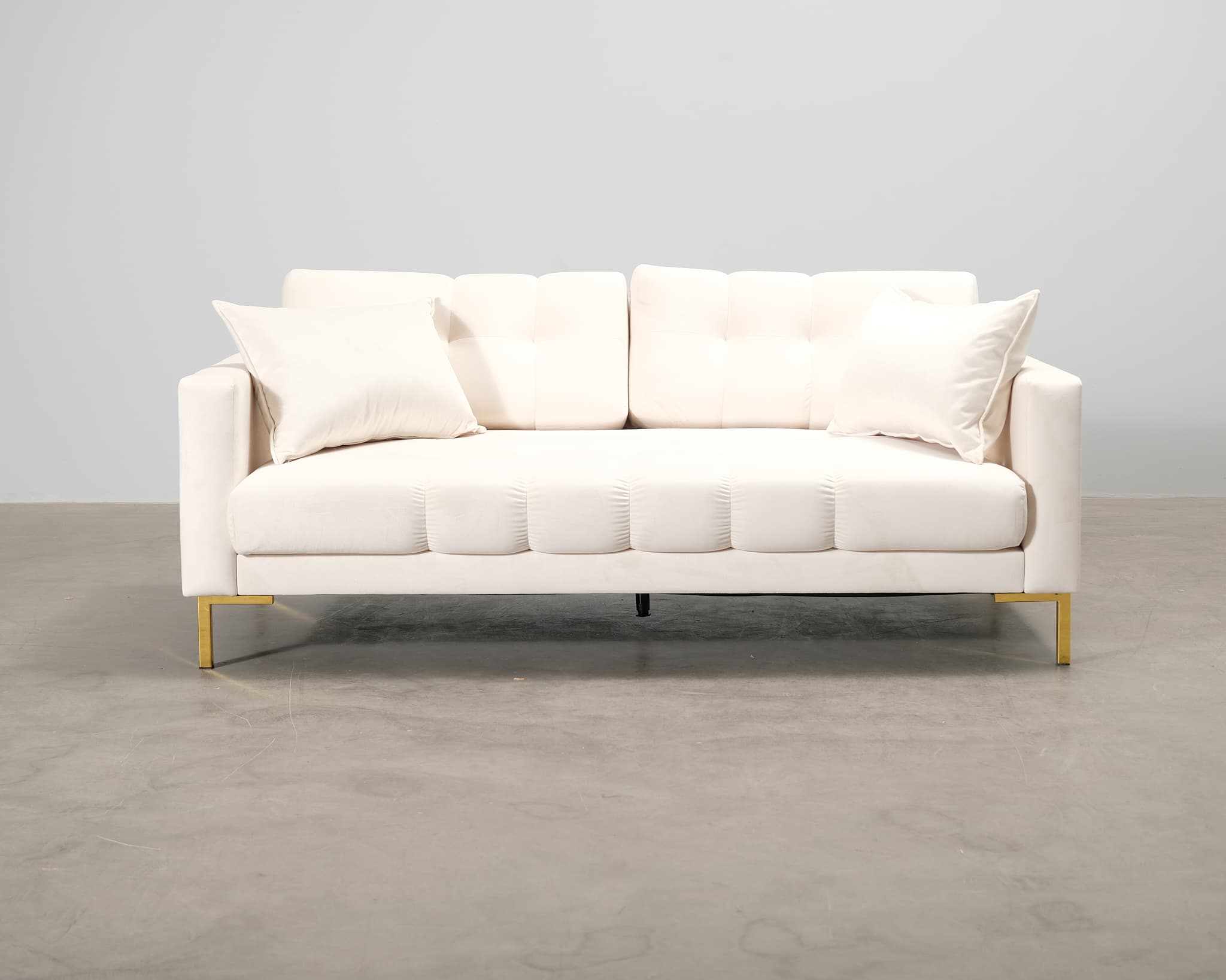 Micadoni Mamaia 2-sits soffa naturvit