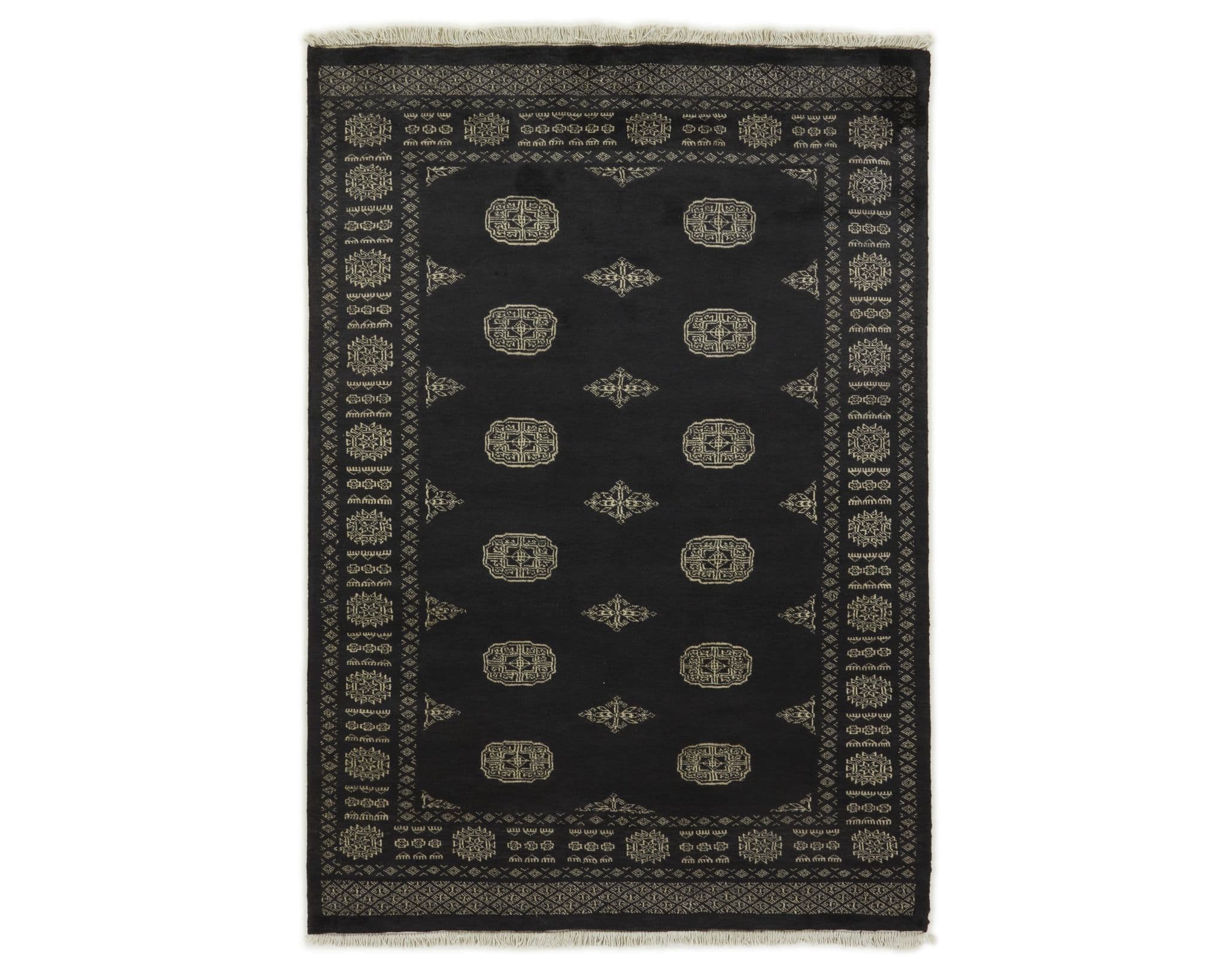 Pakistan handknotted orientalisk matta 137 x 195 cm