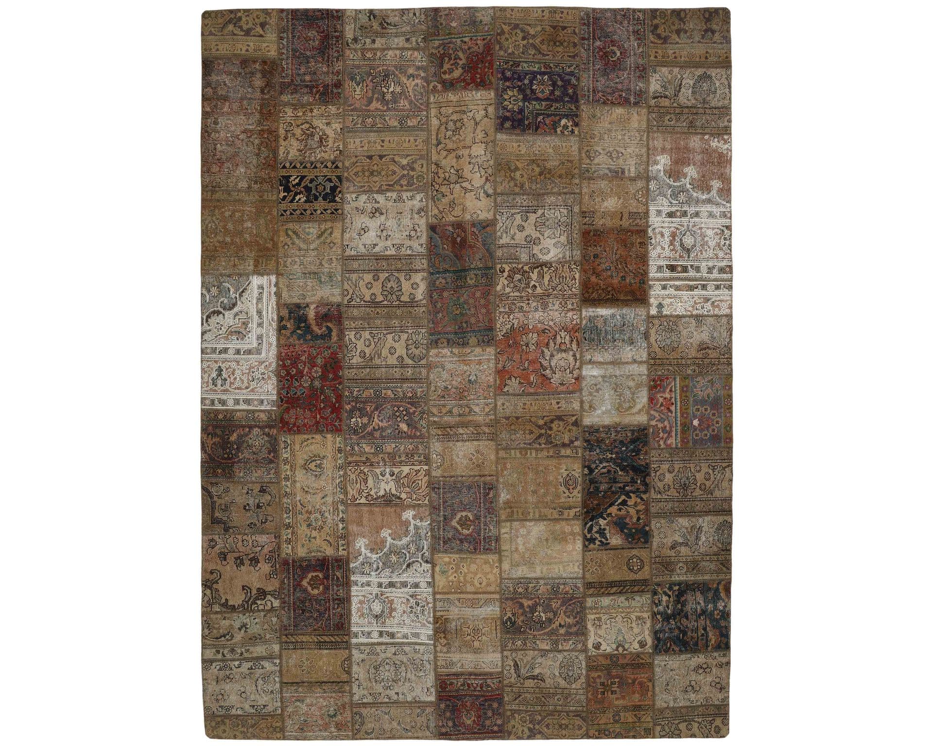 Vintage Patchwork orientalisk matta 298 x 408 cm