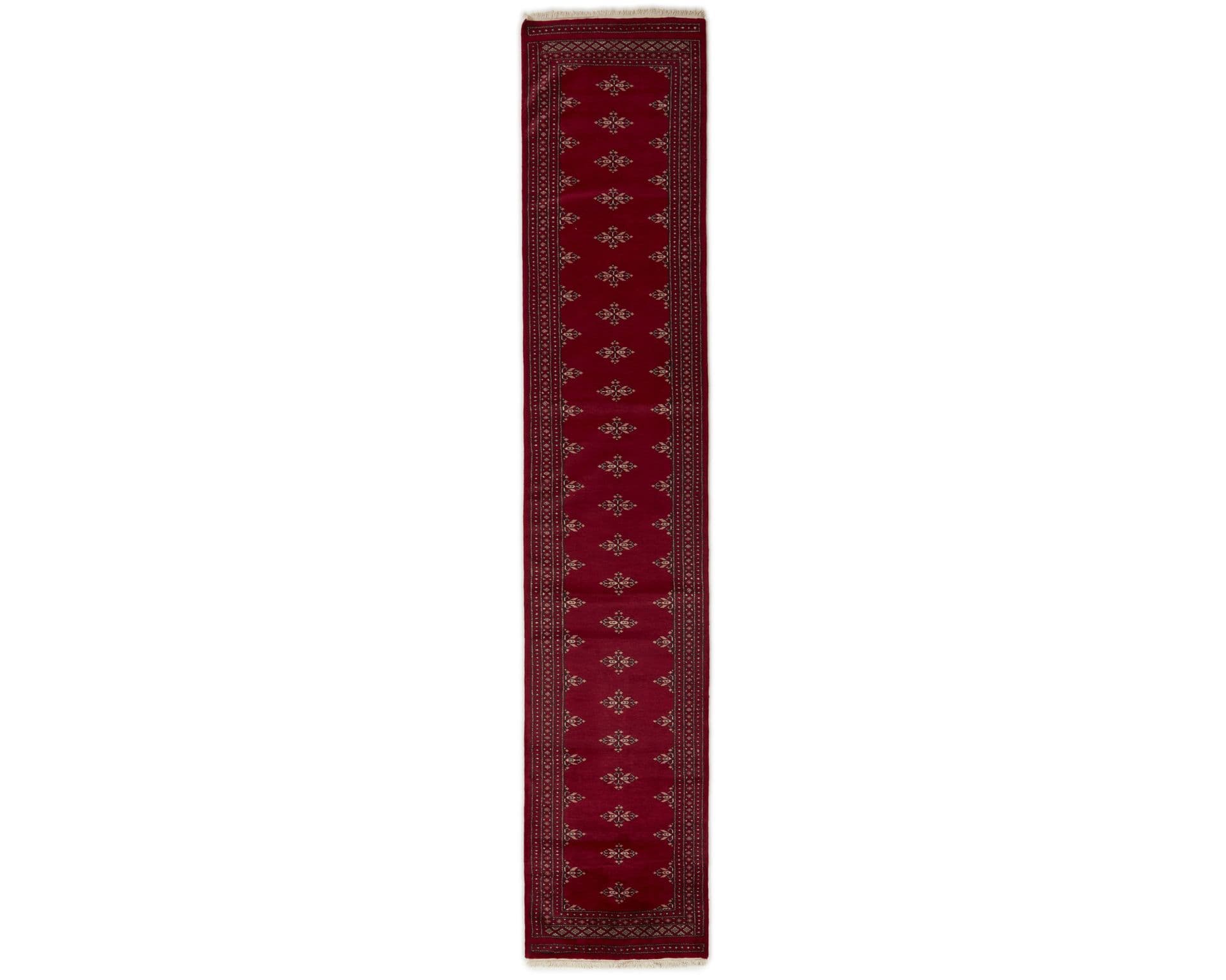 Pakistan handknotted orientalisk matta 78 x 398 cm