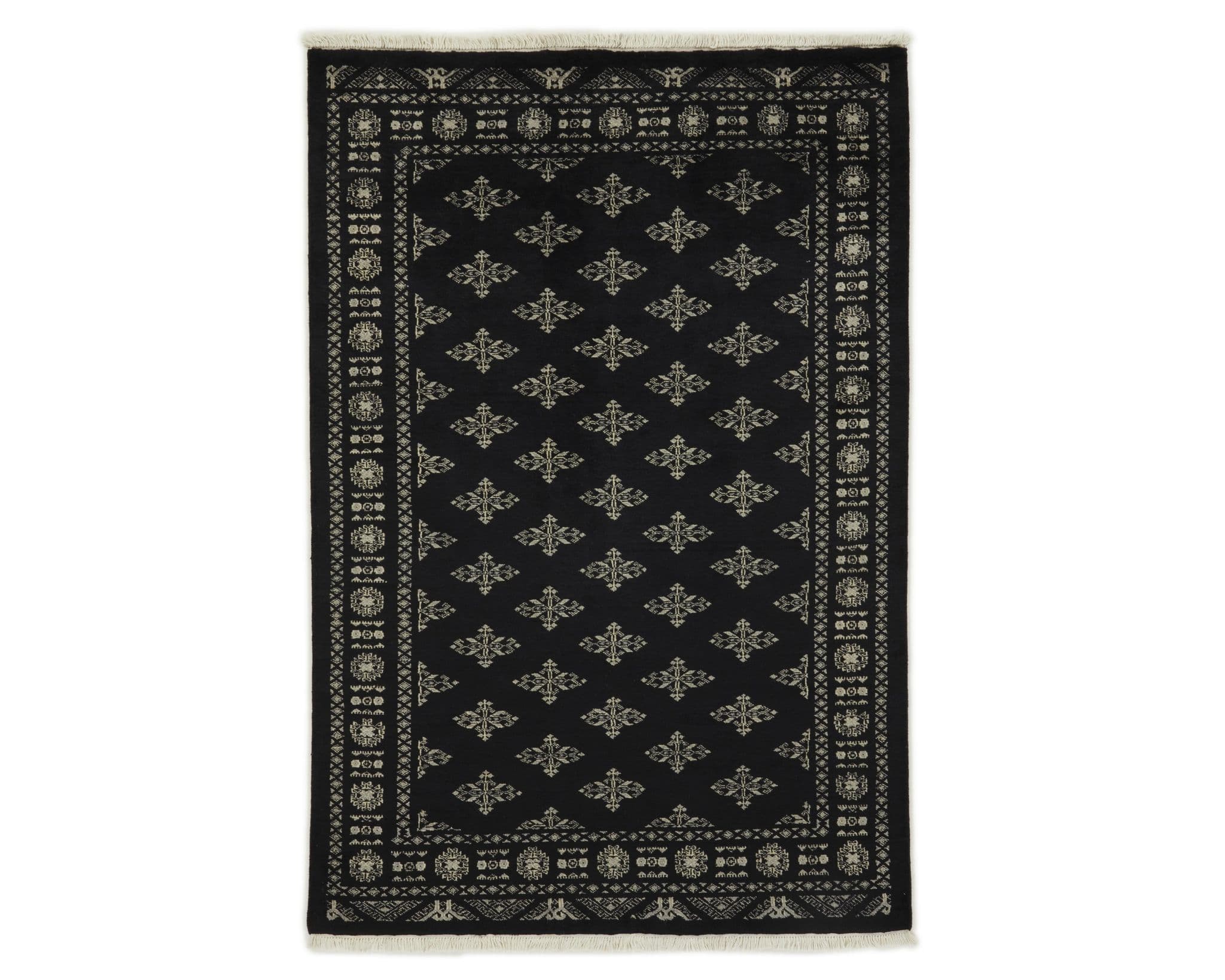 Pakistan handknotted orientalisk matta 136 x 202 cm