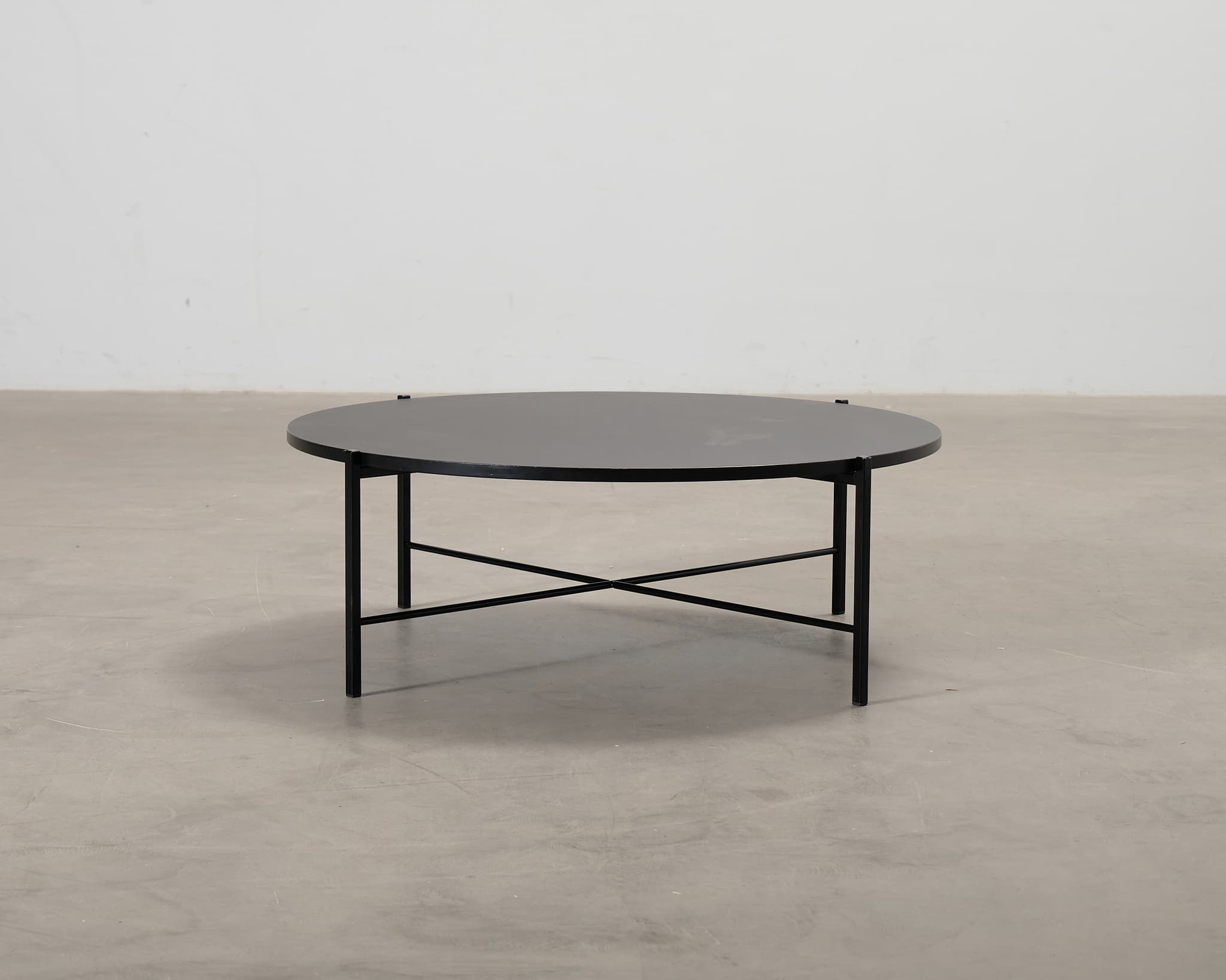 Hakola Round soffbord ø 90 cm svart