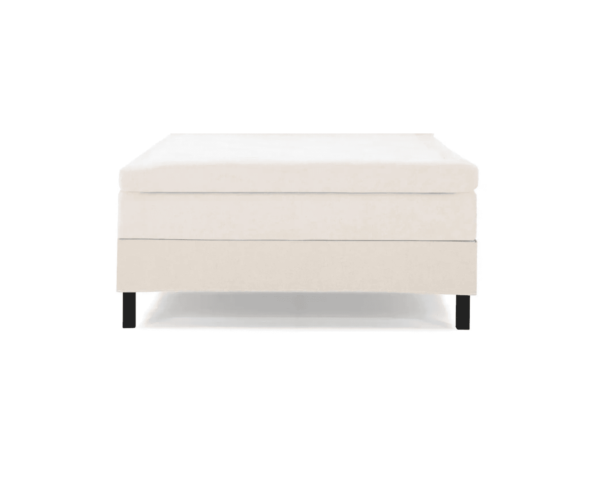 Lucky säng 140 cm beige