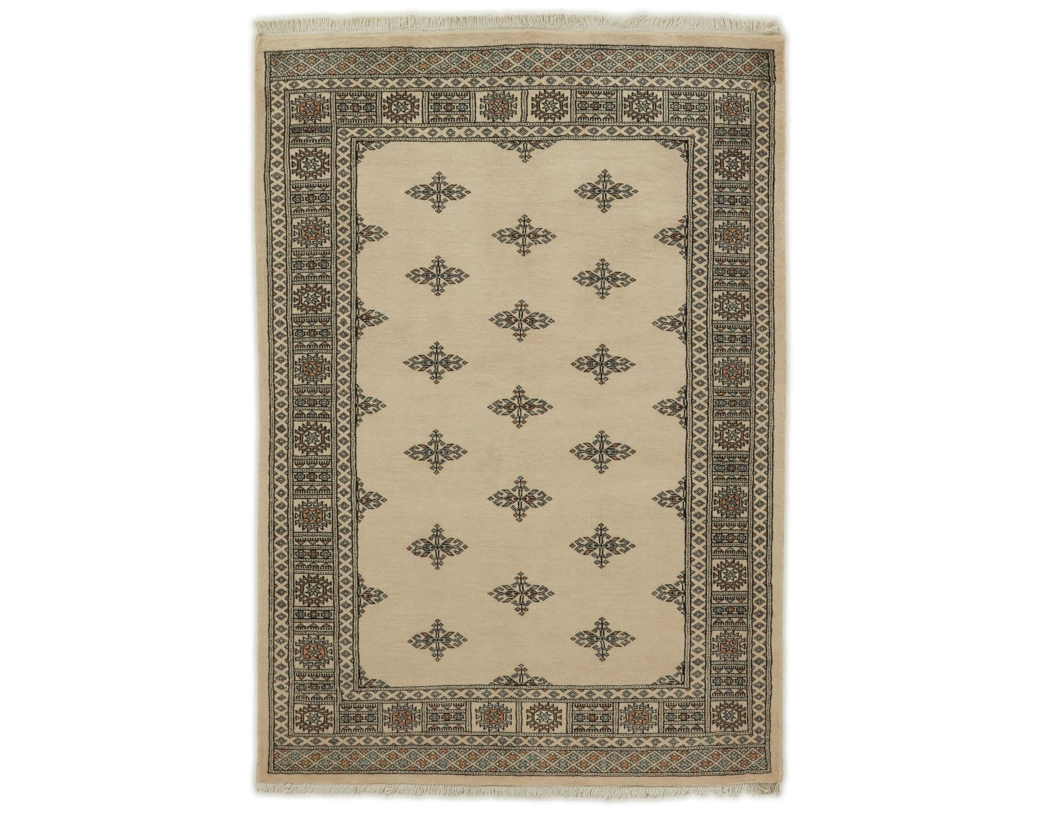 Pakistan handknotted orientalisk matta 136 x 196 cm