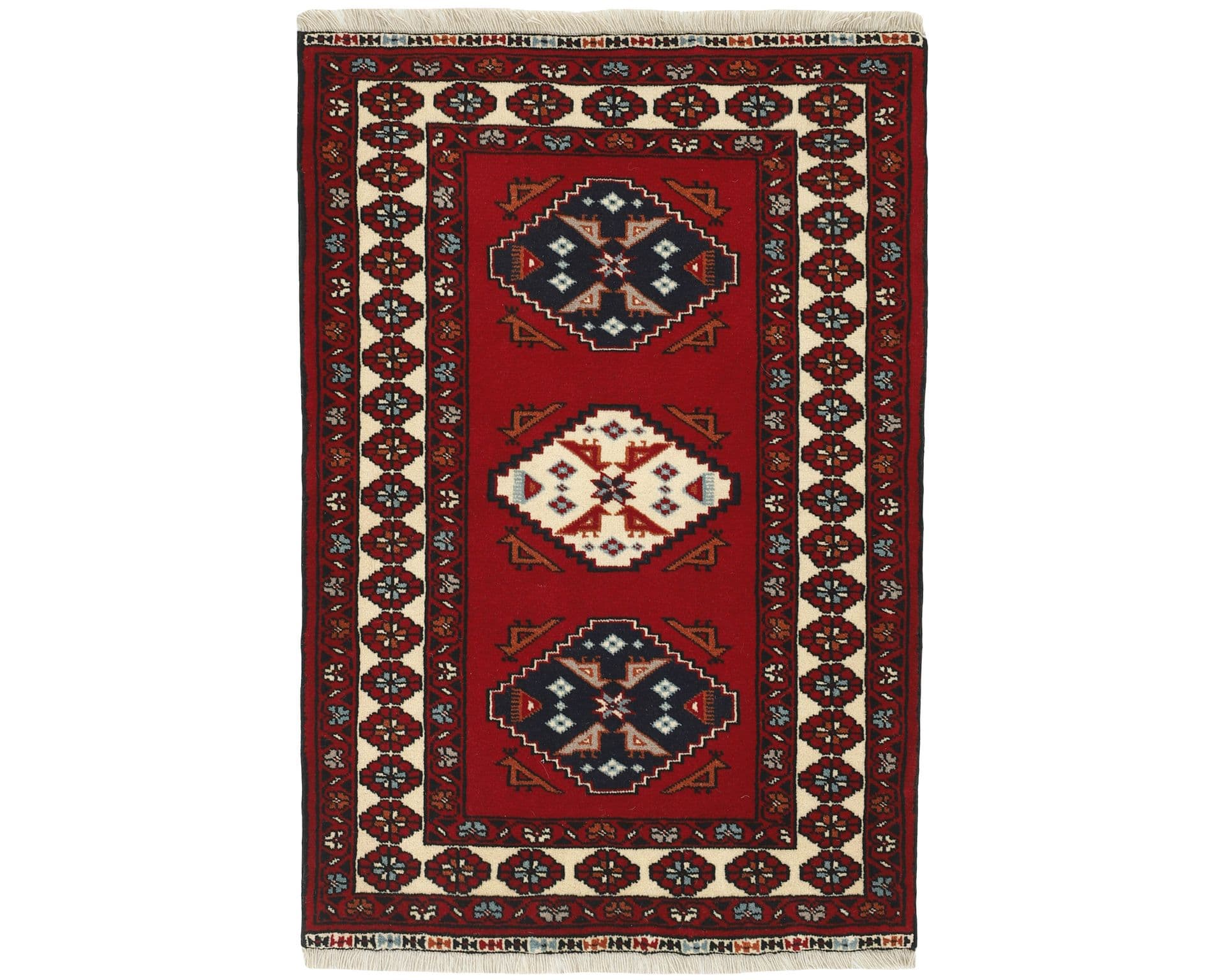 Torkaman Fine orientalisk matta 84 x 125 cm