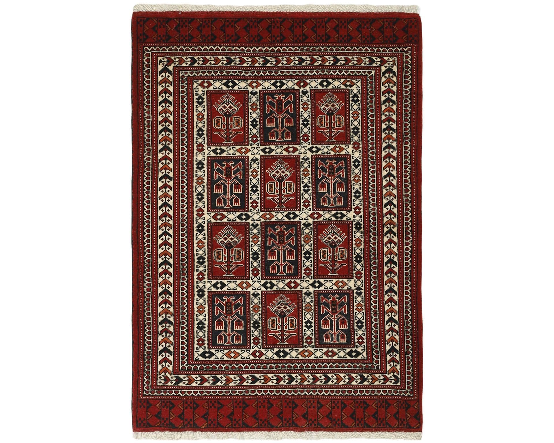 Torkaman Fine orientalisk matta 84 x 118 cm