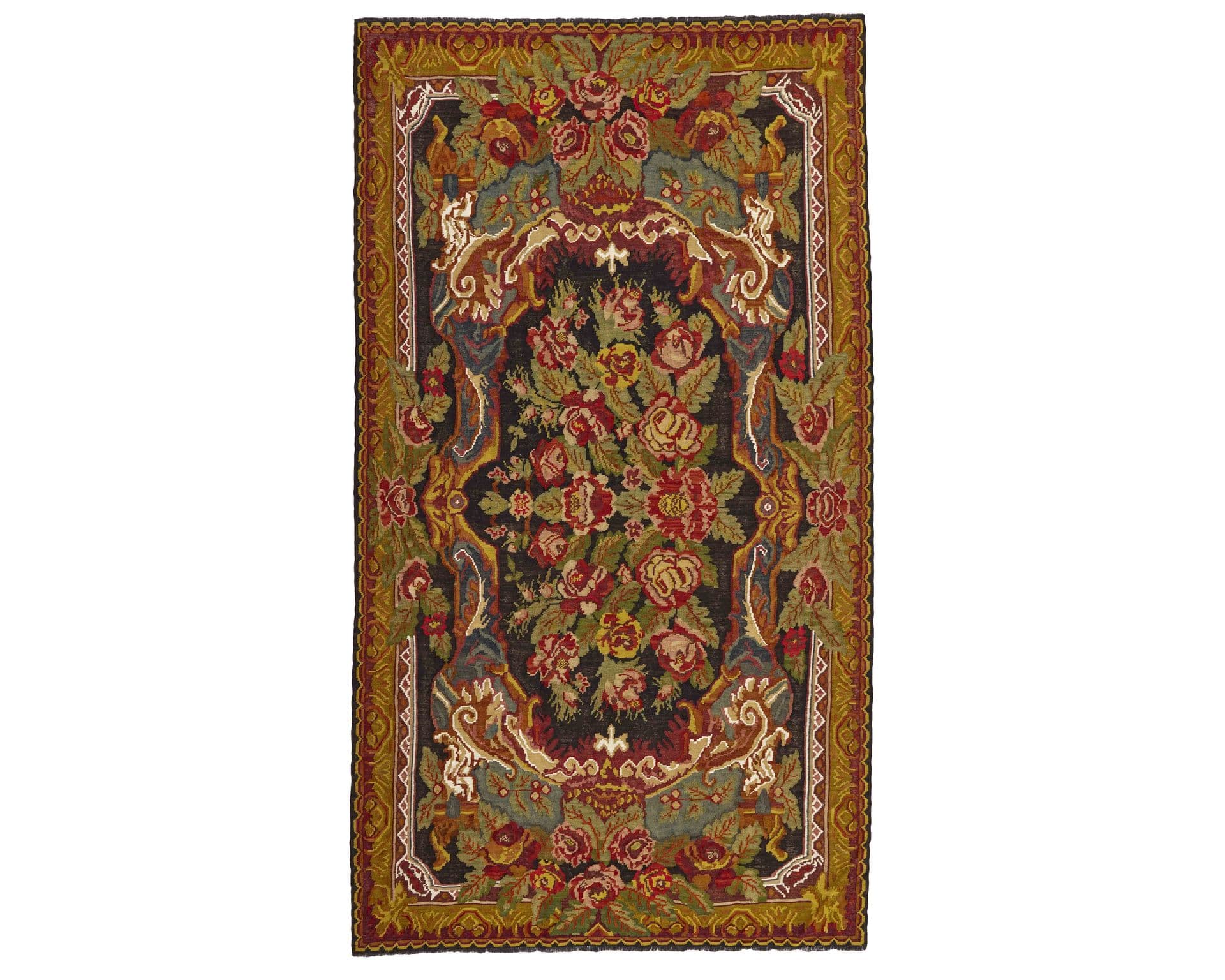 Rose Kelim orientalisk matta 216 x 390 cm