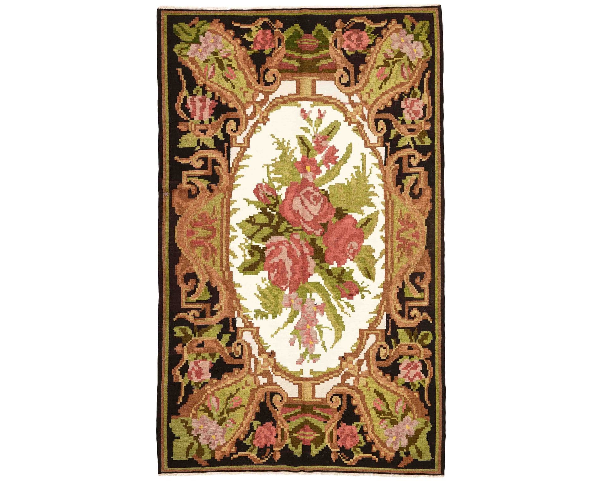 Rose Kelim orientalisk matta 184 x 300 cm