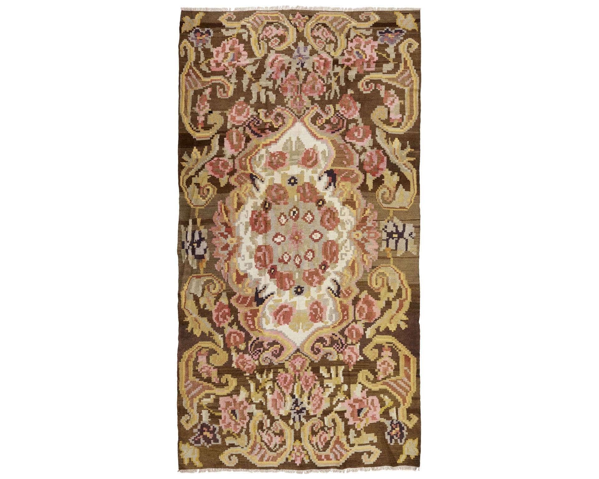 Rose Kelim orientalisk matta 198 x 368 cm