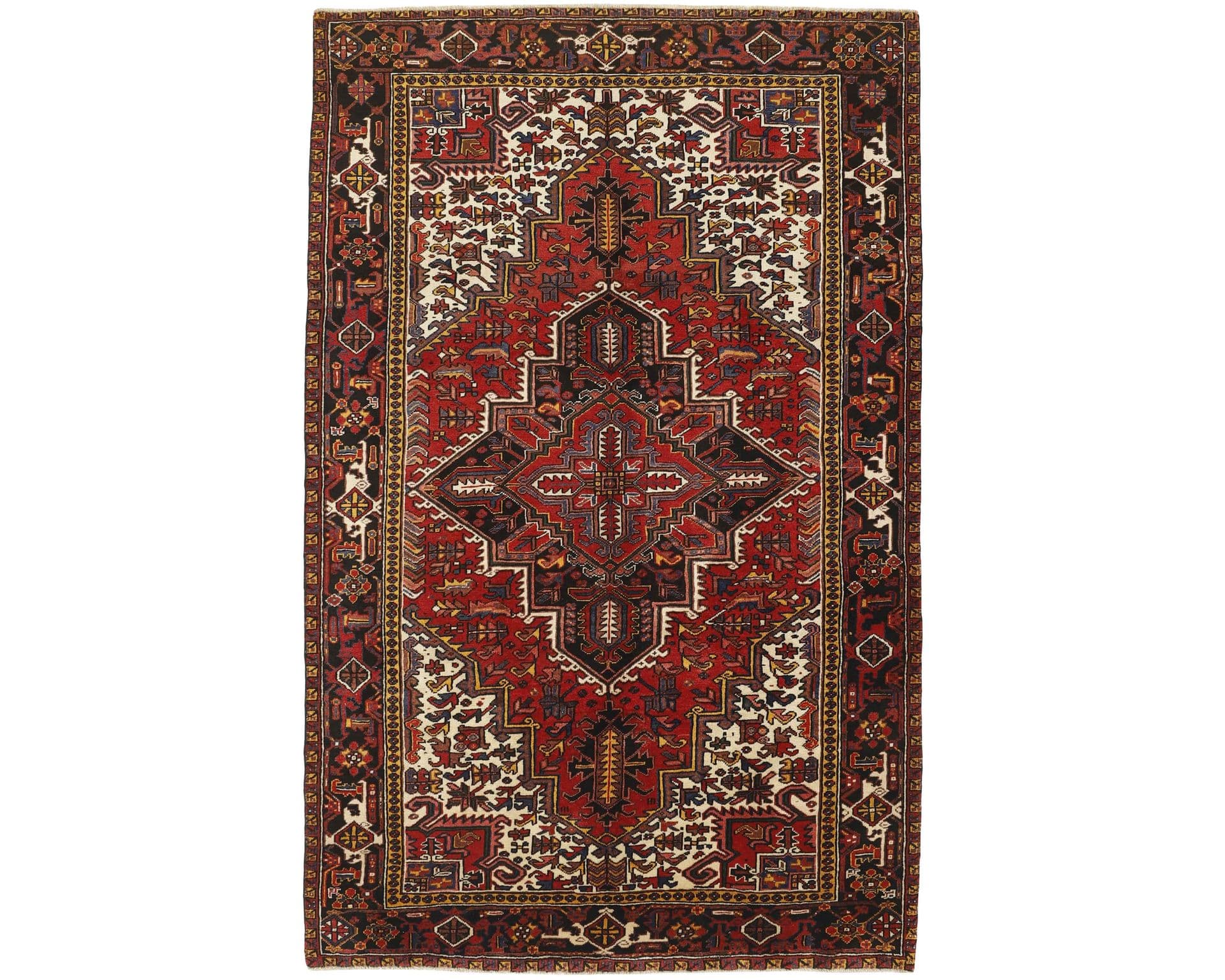 Heriz orientalisk matta 198 x 315 cm