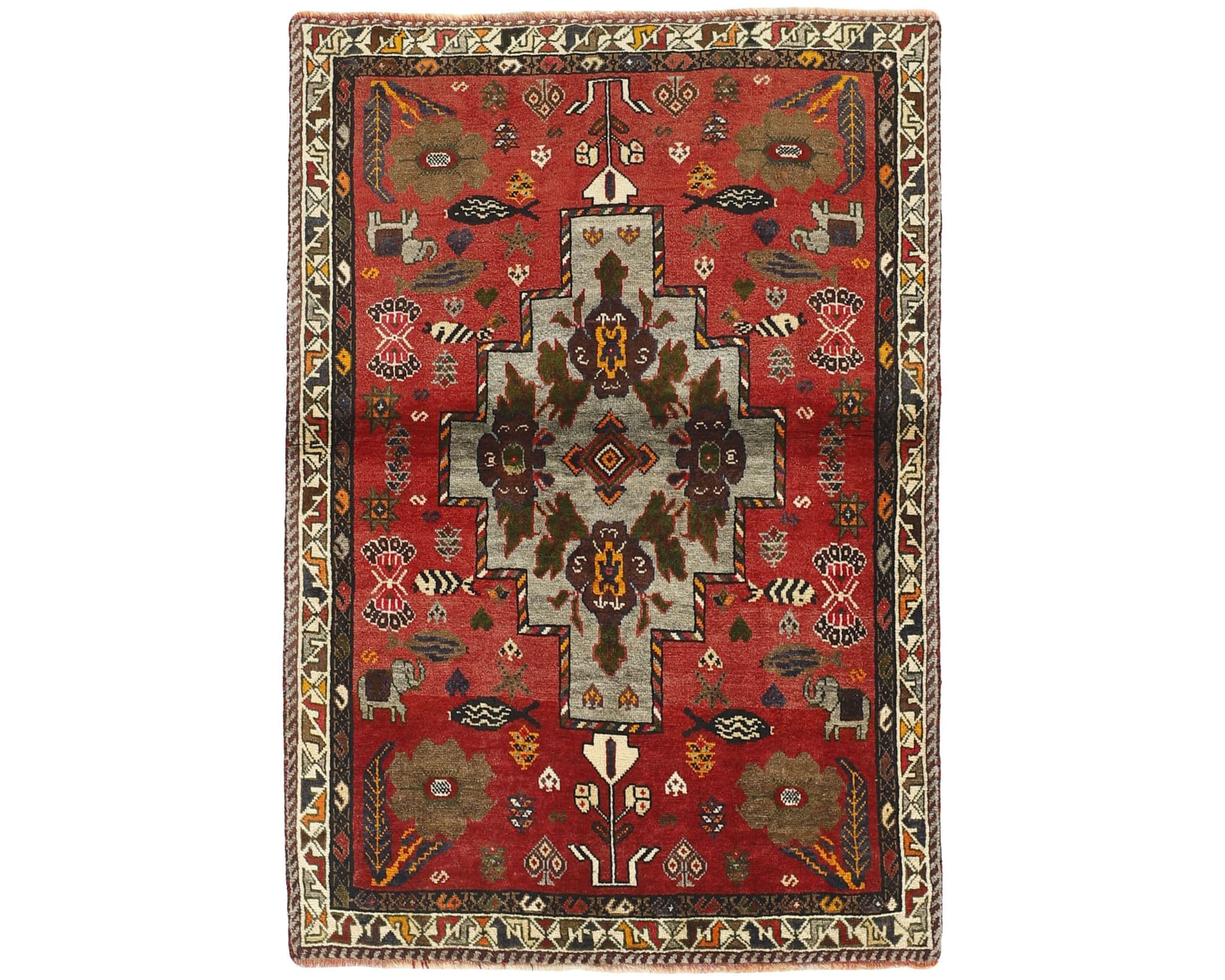 Kashghai orientalisk matta 108 x 152 cm