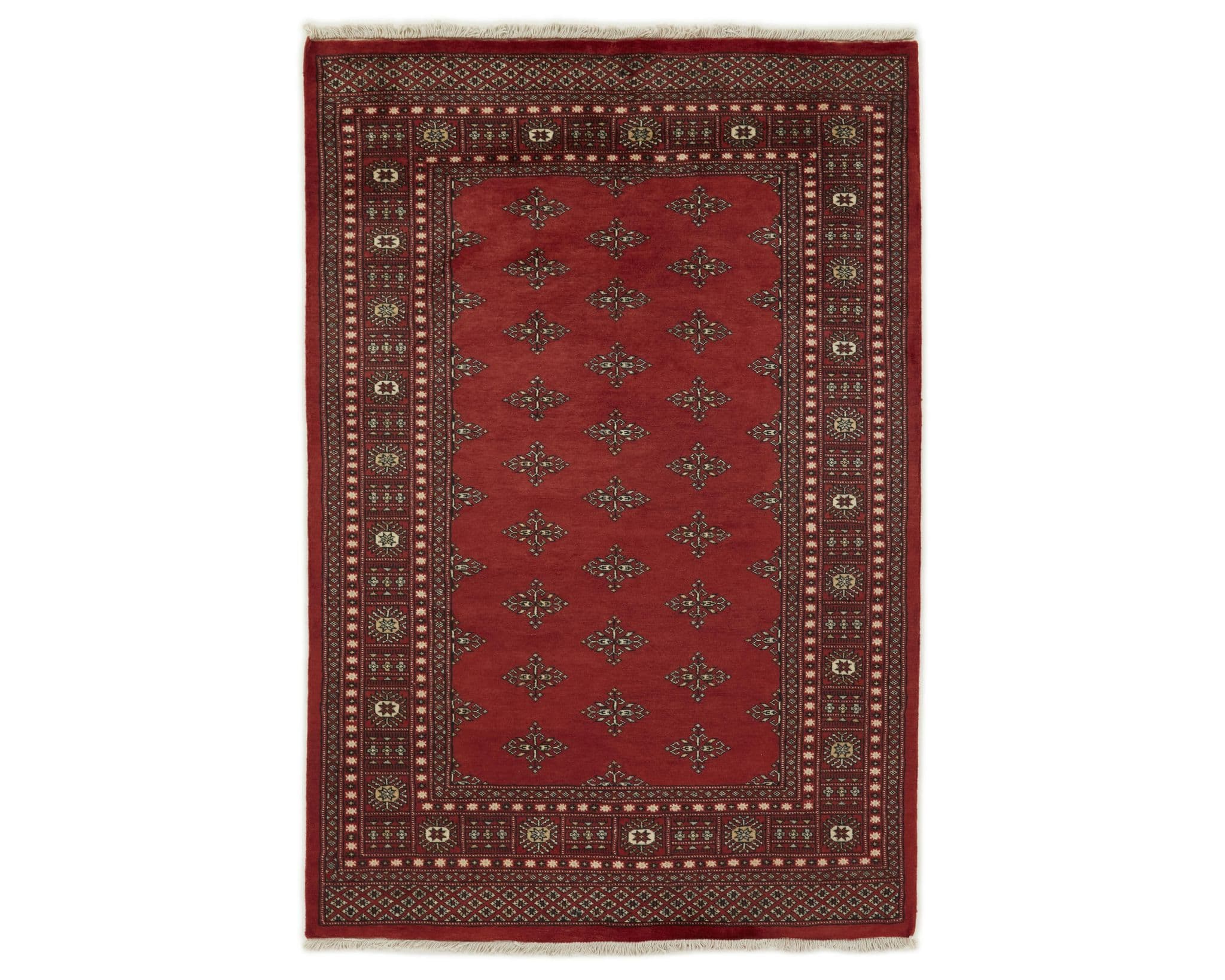 Pakistan handknotted orientalisk matta 138 x 204 cm