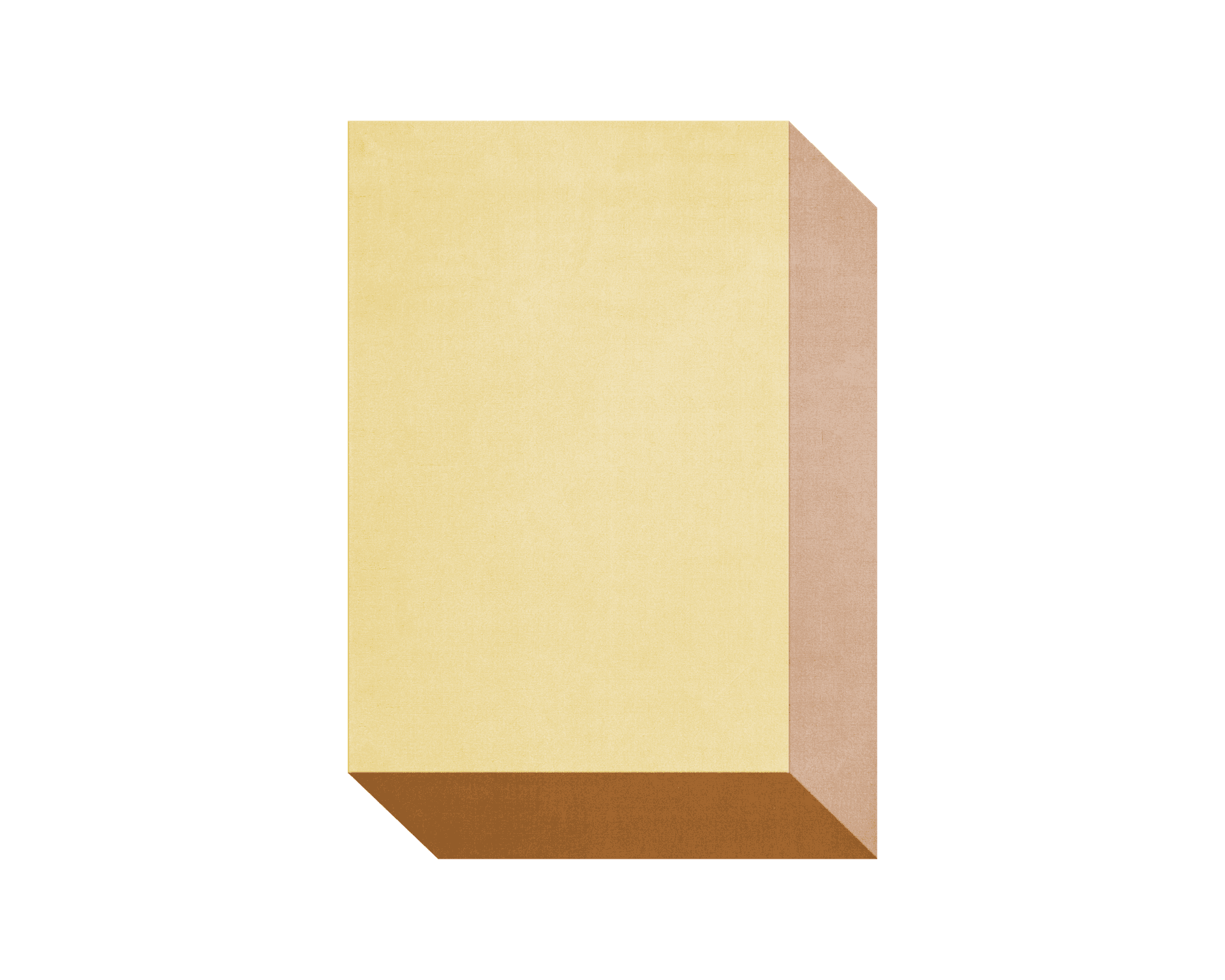 Layered Teklan Box ullmatta 180 x 270 cm gul
