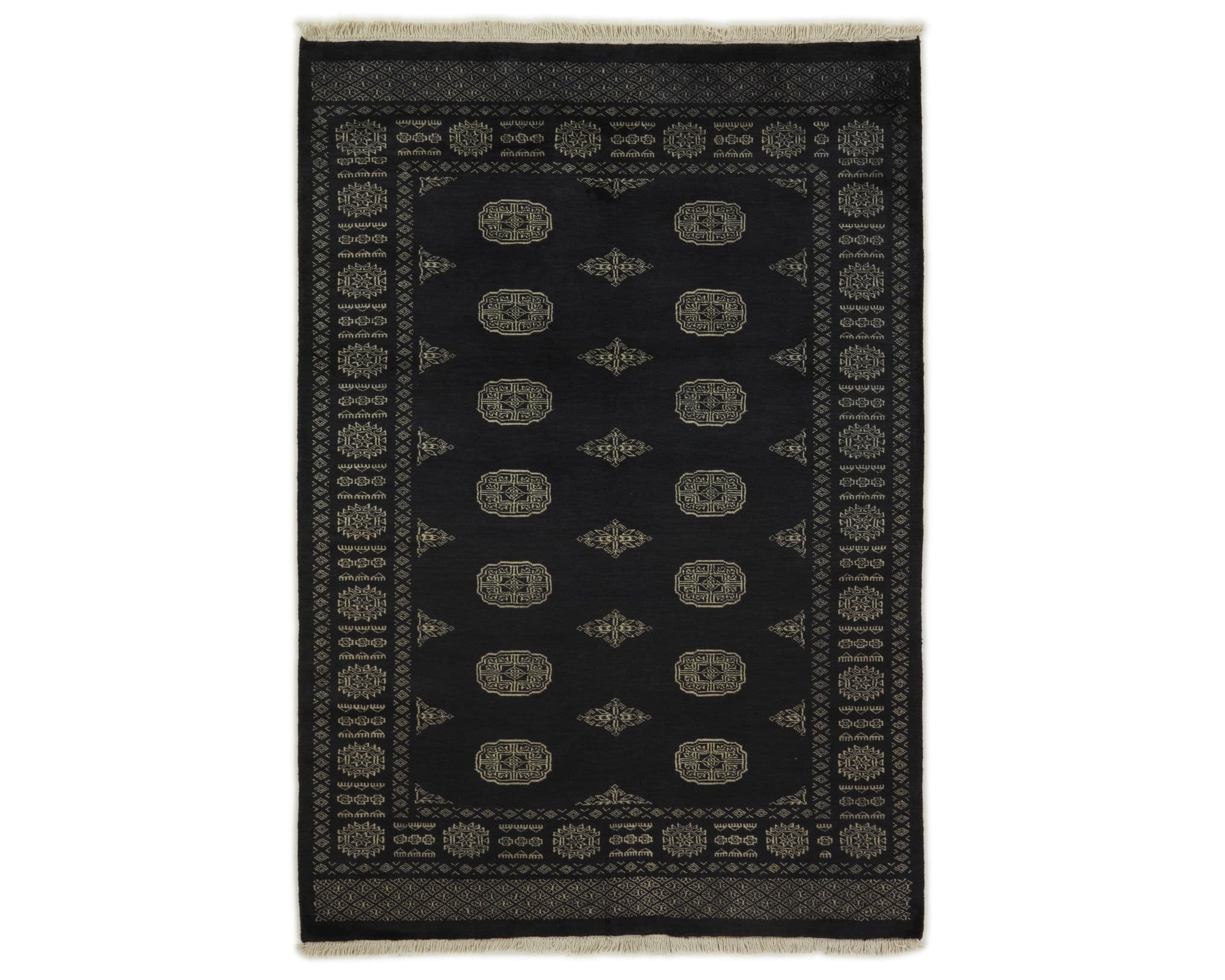 Pakistan handknotted orientalisk matta 138 x 198 cm