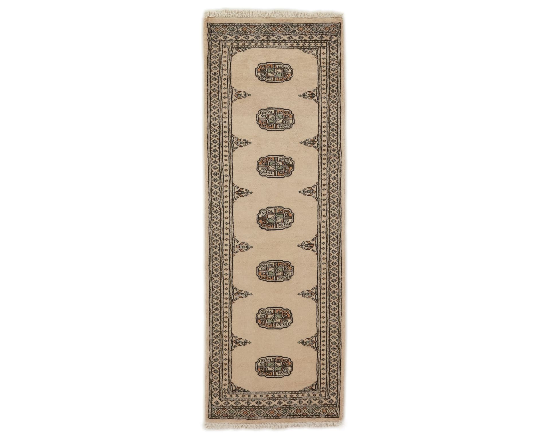 Pakistan handknotted orientalisk matta 64 x 186 cm