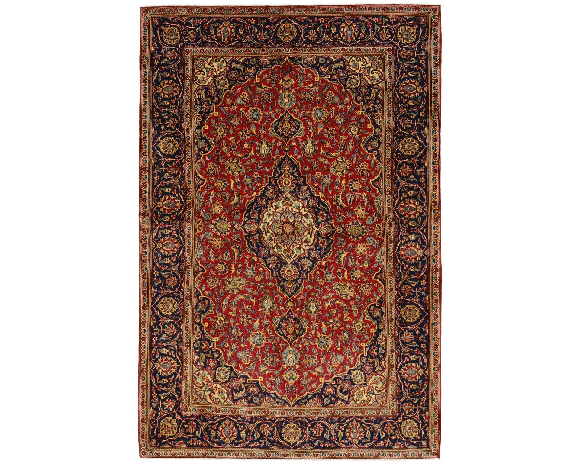 Keshan orientalisk matta 141 x 219 cm