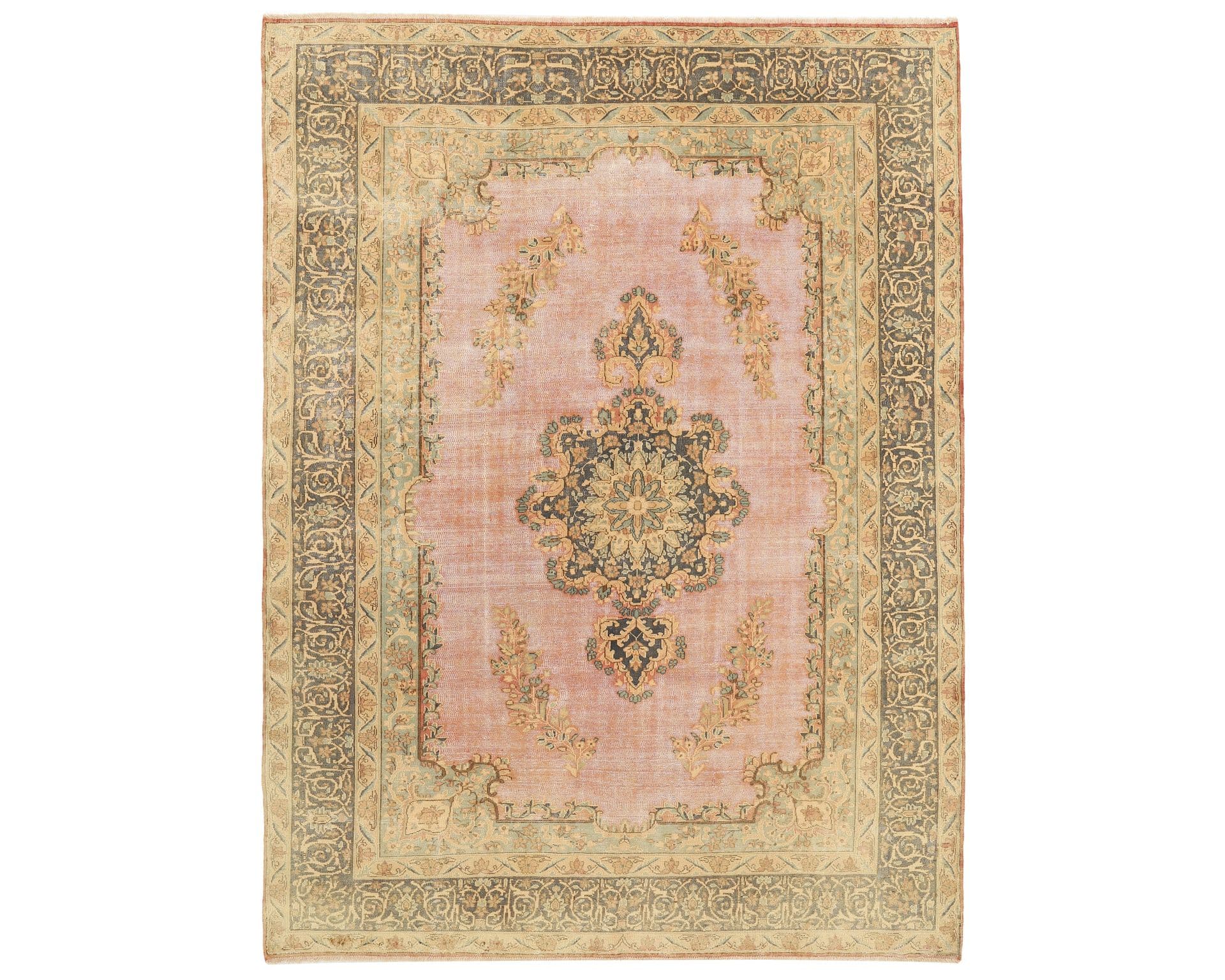 Vintage Kerman Fine orientalisk matta 223 x 311 cm