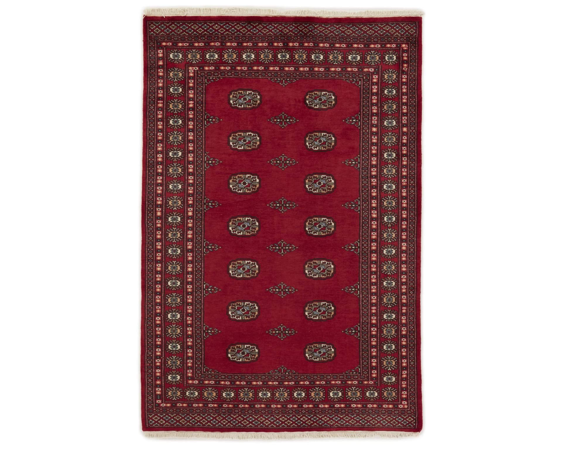 Pakistan handknotted orientalisk matta 137 x 204 cm