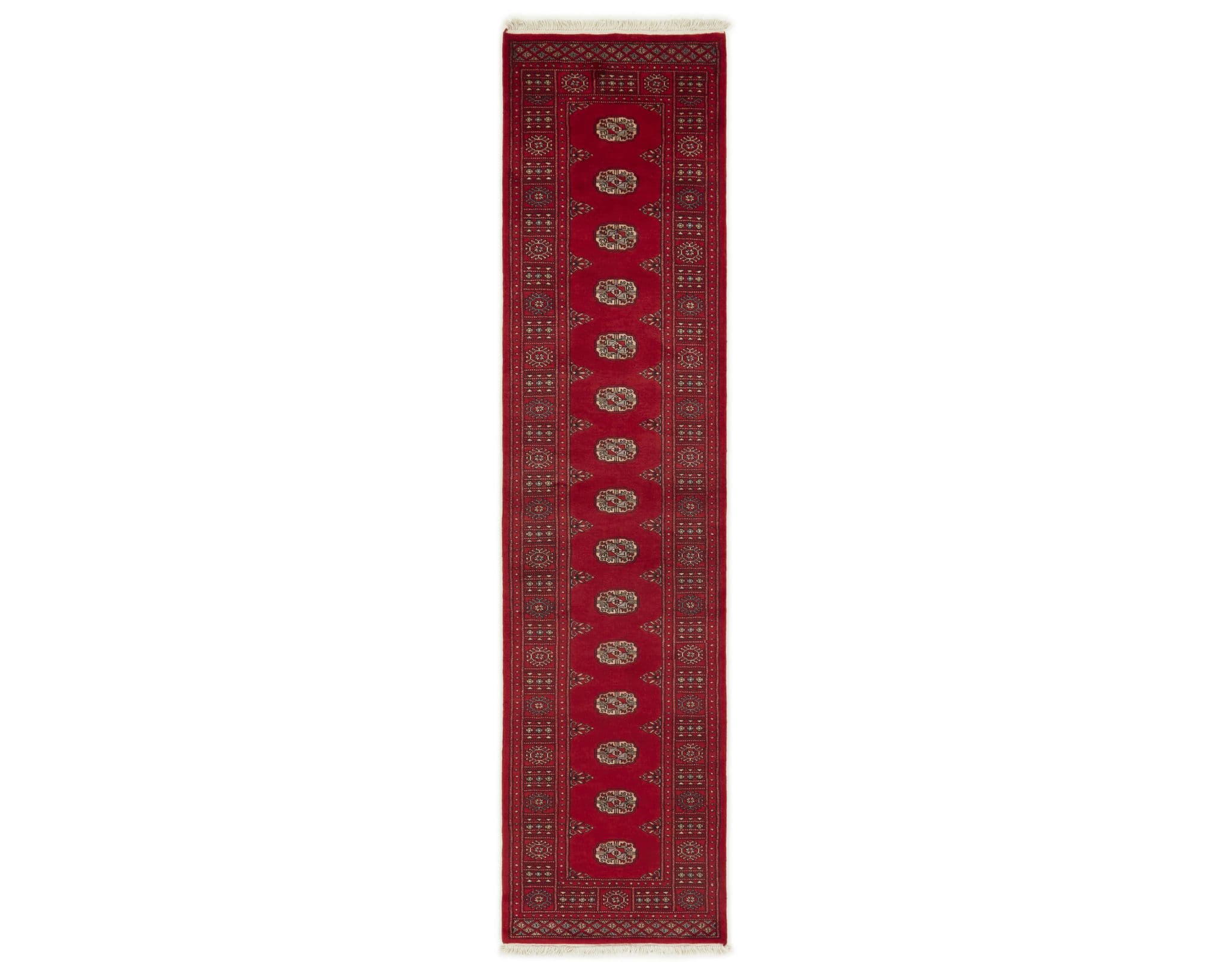 Pakistan handknotted orientalisk matta 80 x 323 cm