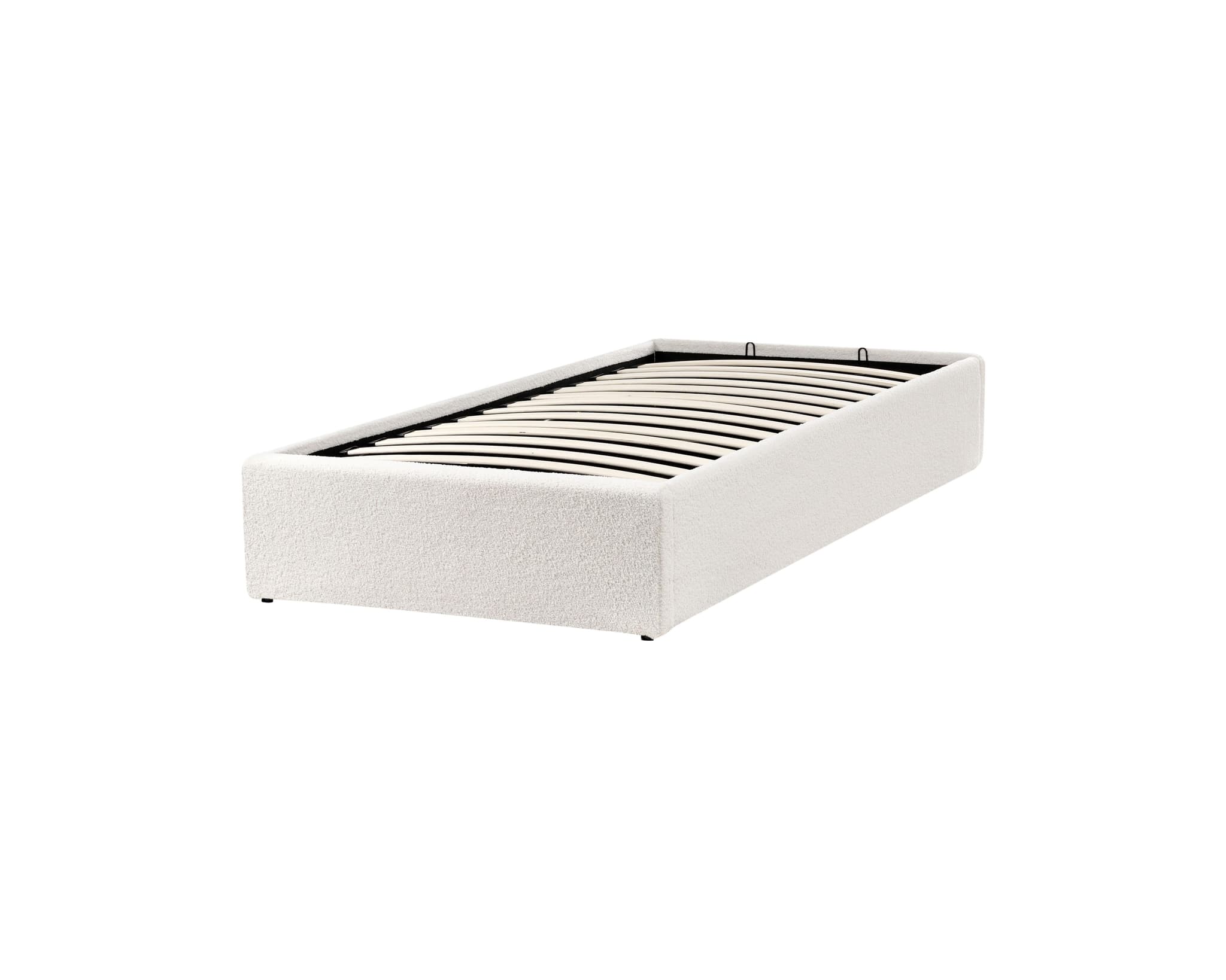 Ottoman sängram 90 cm naturvit