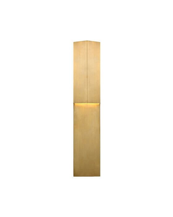 Rega 24"" Folded vägglampa mässing