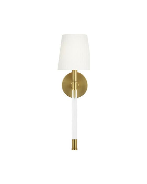Hanover vägglampa mässing