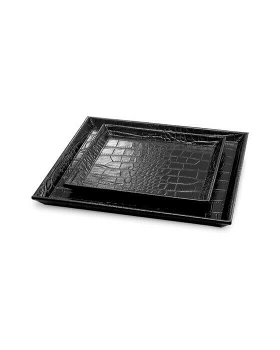 Scaleo skrivbordsbricka svart 2-set