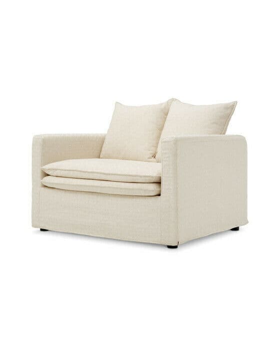 Montgomery fåtölj sunbeam off-white