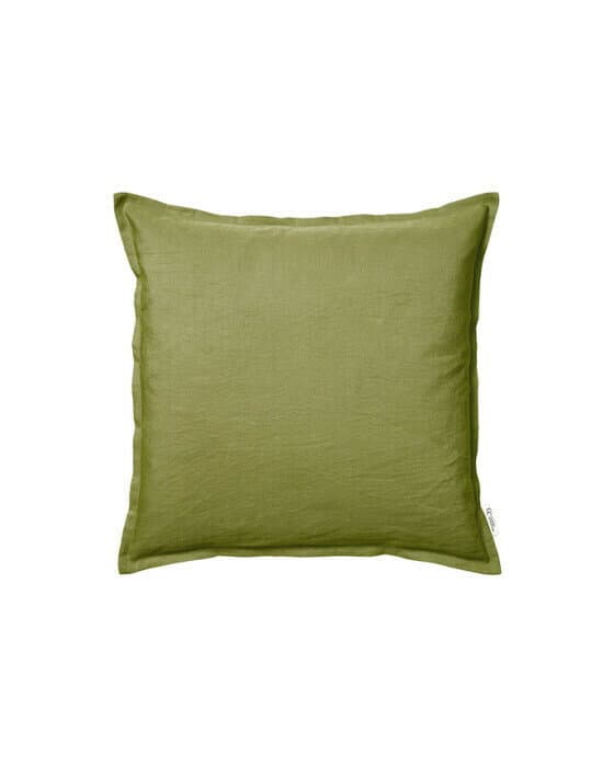 Classic linen kuddfodral skogsgrön