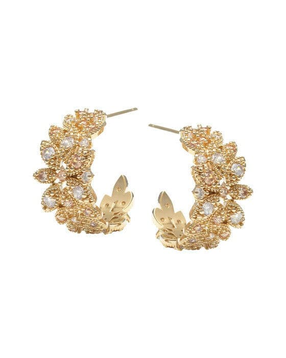 Laurel hoops örhängen gold