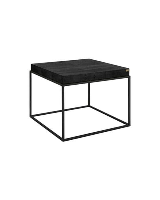 Carlisle sidobord svart 65x65cm