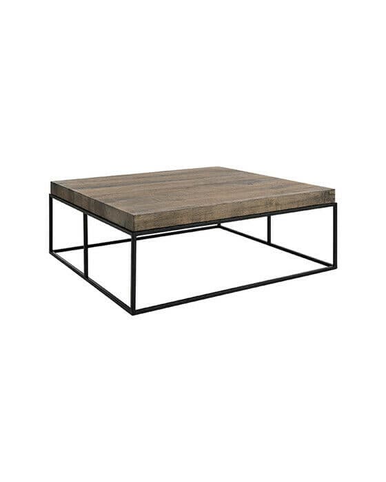 Carlisle soffbord silver back 100x100cm
