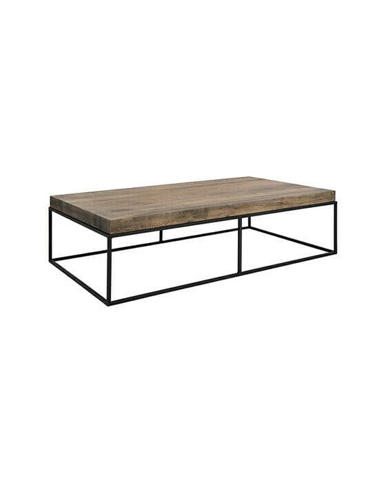 Carlisle soffbord silver back 140x80cm