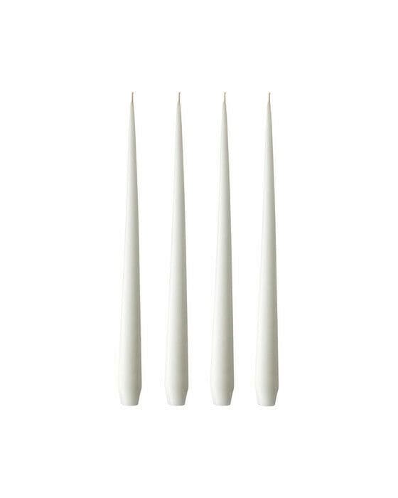 Kronljus pure white 4-pack