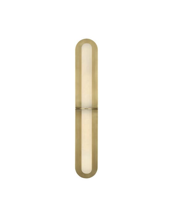 Fosse 28"" vägglampa mässing