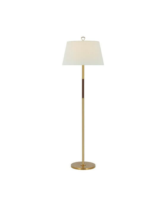 Griffin golvlampa antik mässing