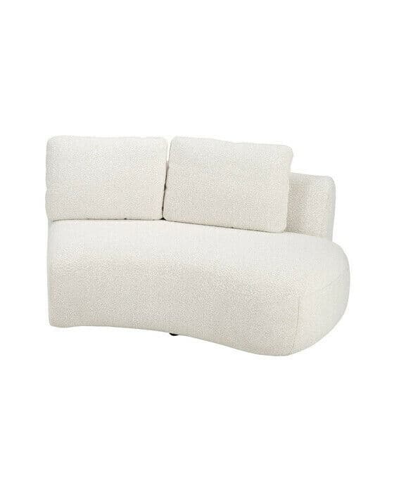 Dixon modul höger bouclé cream 2-sits