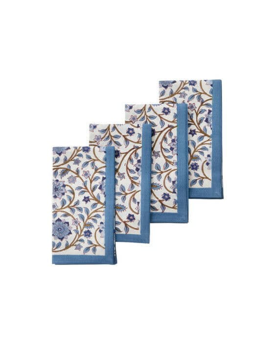 Bloomfield servetter blå 4-pack