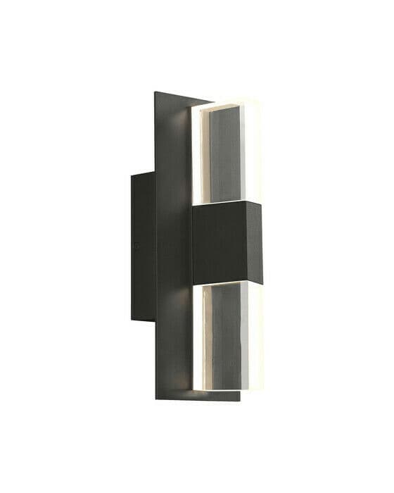 Lyft 12"" fasadbelysning svart